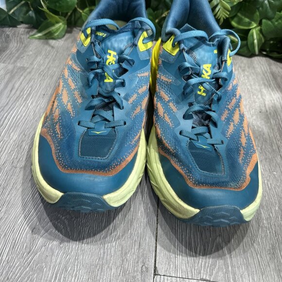 Hoka One Mens Speedgoat 5 Blue Coral Evening Trail Shoes 1123157-BCEP Sz 12.5 D main image 9